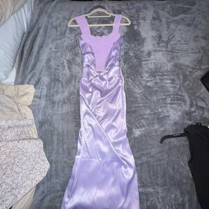 Elegant Lavender Evening Gown LUCY IN THE SKY